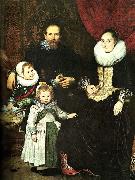 Cornelis de Vos the painter and his family painting